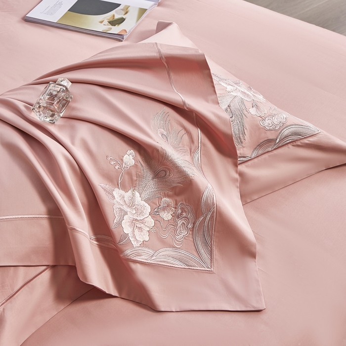 91家纺网 家纺一手货源 找家纺 爱情故事2025春夏居家新品四件套 幸福花语