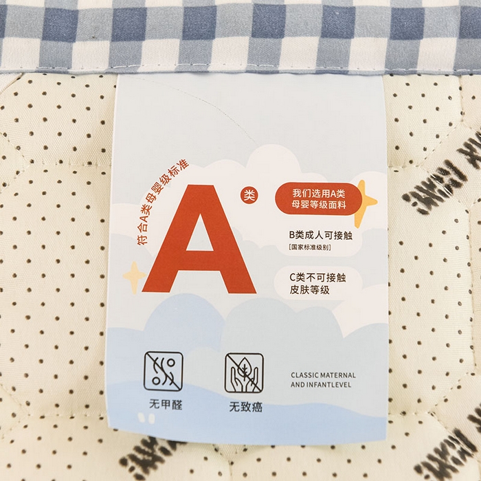 91家纺网 家纺一手货源 找家纺 恋绒家纺 无印风高低床学生床褥水洗棉宿舍上下铺软床垫 蓝小格