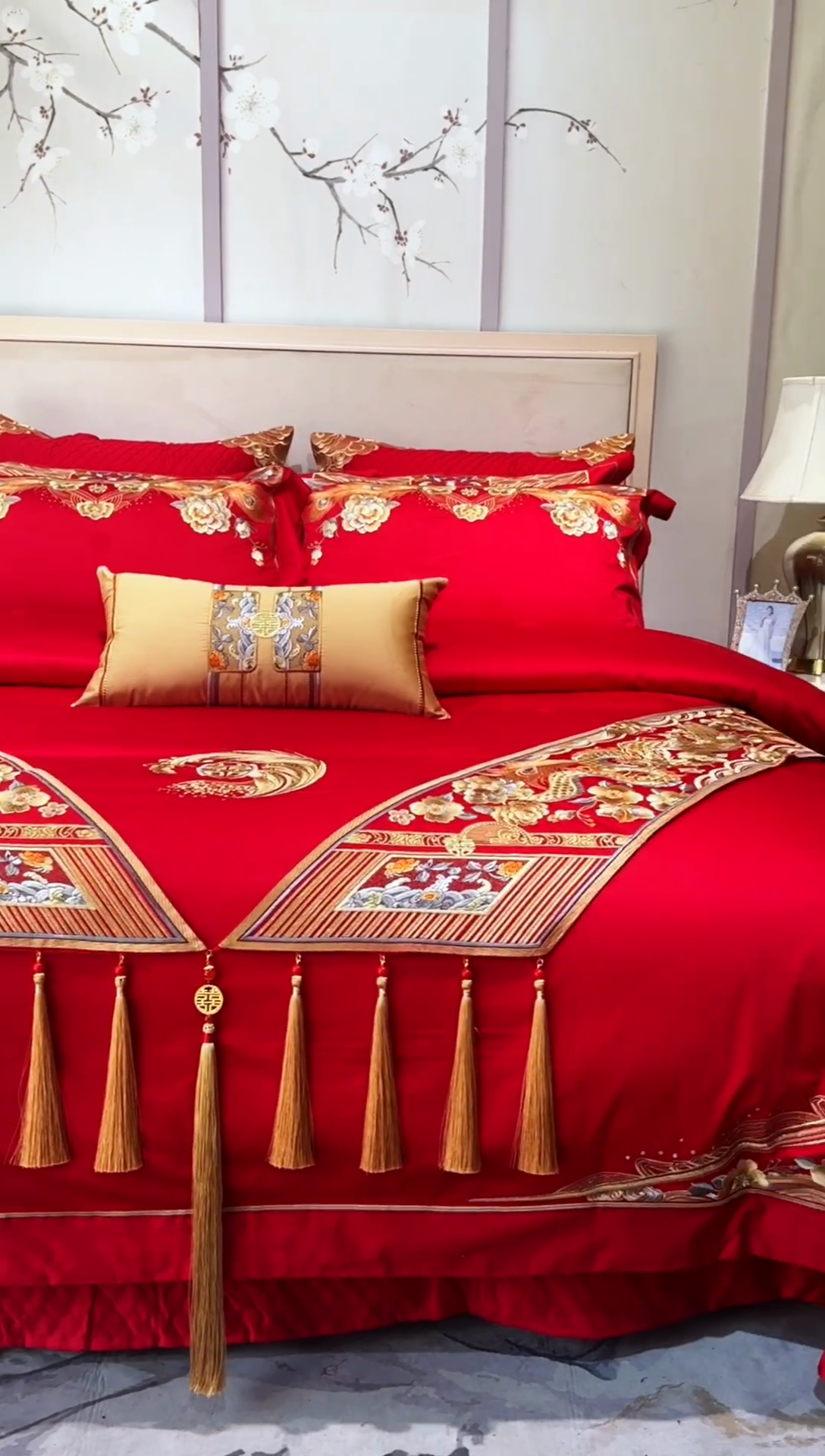 91家纺网 家纺一手货源 找家纺 爱情故事2025新款婚庆新品 百年相守