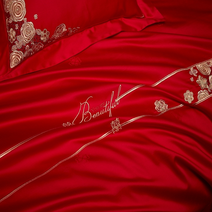 91家纺网 家纺一手货源 找家纺 爱情故事2025新款婚庆新品 甜言蜜语