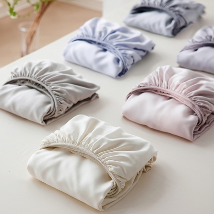 91家纺网 家纺一手货源 找家纺 简纯主义 2025新款100s超细旦天丝-单床笠 组合图（仅展示）