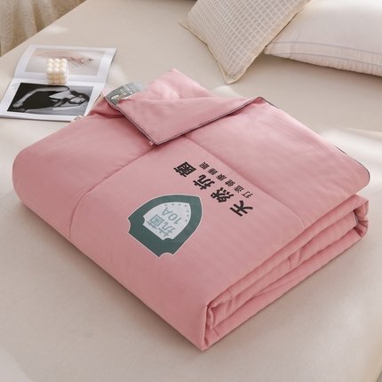 91家纺网 家纺一手货源 找家纺 （总）羽涵2025新款抗菌水洗棉断条夏被