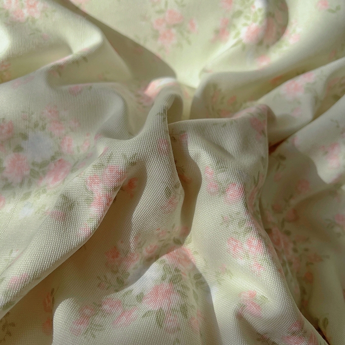 91家纺网 家纺一手货源 找家纺 欧尚 2025新款针织棉双层纱四件套 花开洁语