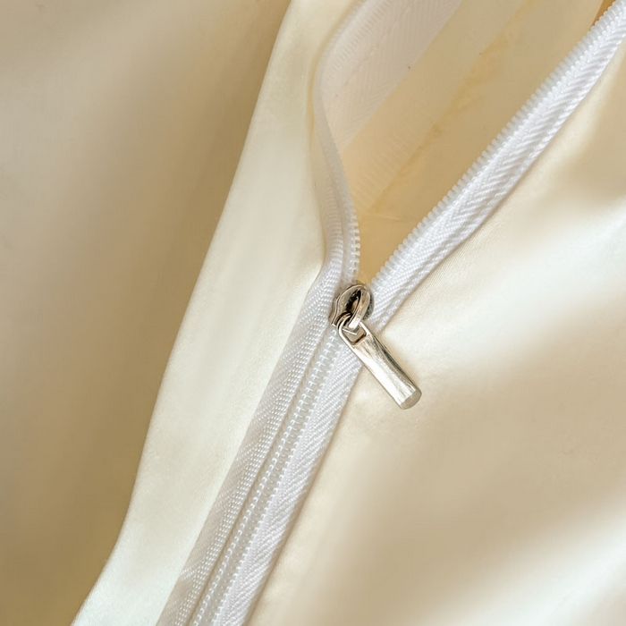 91家纺网 家纺一手货源 找家纺 欧乐蒂 2025新款A类亲肤棉刺绣四件套-蝶舞 蝶舞-柔白