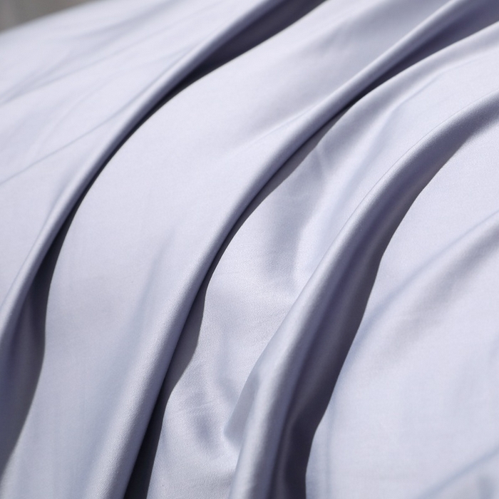 91家纺网 家纺一手货源 找家纺 晶缦家纺 2025新款全棉纯棉50支双股贡缎长绒棉纯色单品被套 绮芸-绫兰灰 