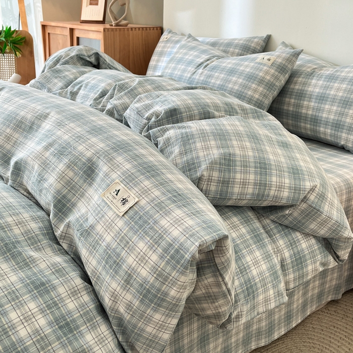 91家纺网 家纺一手货源 找家纺 21度C 2025新款A类全棉母婴级四件套单品系列-四件套 可可兰