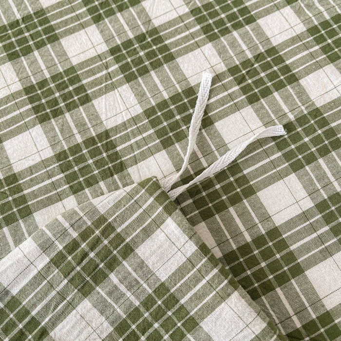 91家纺网 家纺一手货源 找家纺 21度C 2025新款A类全棉母婴级四件套单品系列-单被套 澳白绿