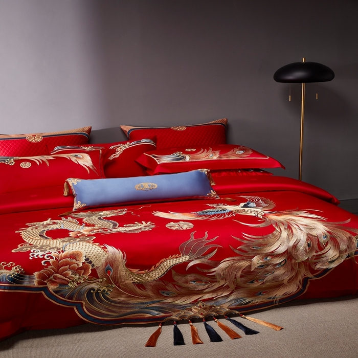 91家纺网 家纺一手货源 找家纺 爱情故事2025新款婚庆新品 天长地久