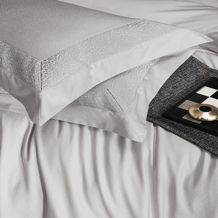 91家纺网 家纺一手货源 找家纺 爱情故事2025春夏居家新品四件套 臻彩（灰）