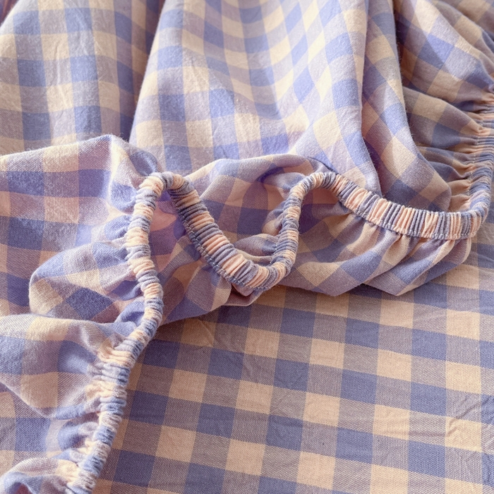 91家纺网 家纺一手货源 找家纺 21度C 2025新款A类全棉母婴级四件套单品系列-单被套 梦幻紫