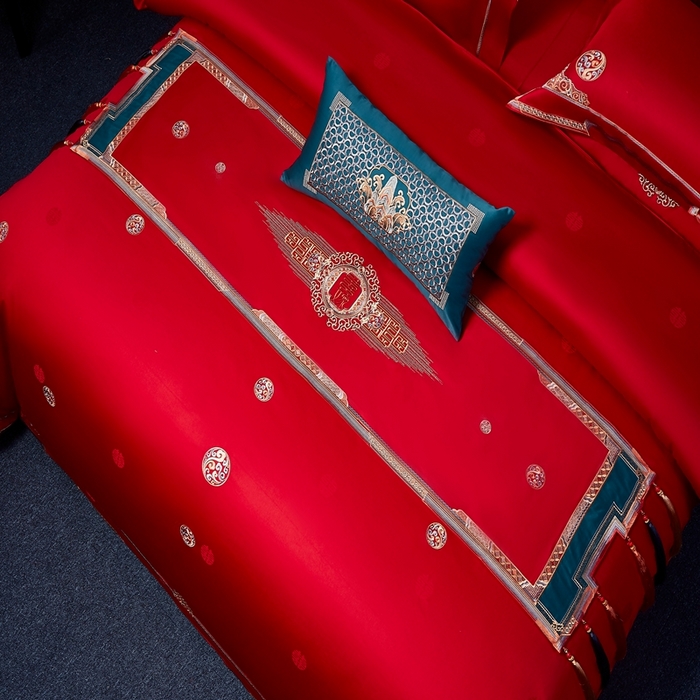 91家纺网 家纺一手货源 找家纺 爱情故事2025新款婚庆新品 甜蜜佳人