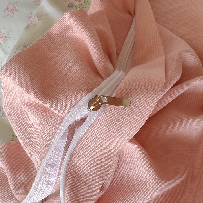 91家纺网 家纺一手货源 找家纺 欧尚 2025新款针织棉双层纱四件套 浪漫花开