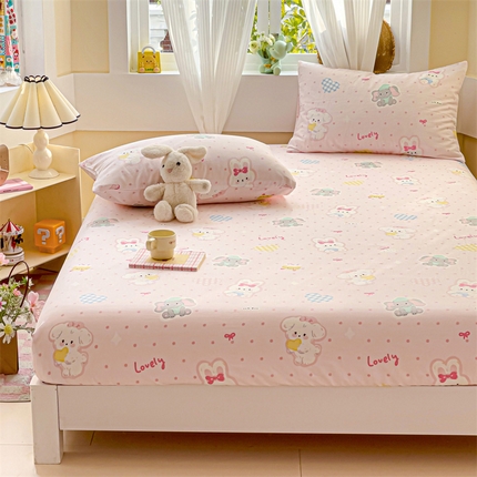 名兮家居 2025新款全棉双层纱床笠 双层纱-童梦缘