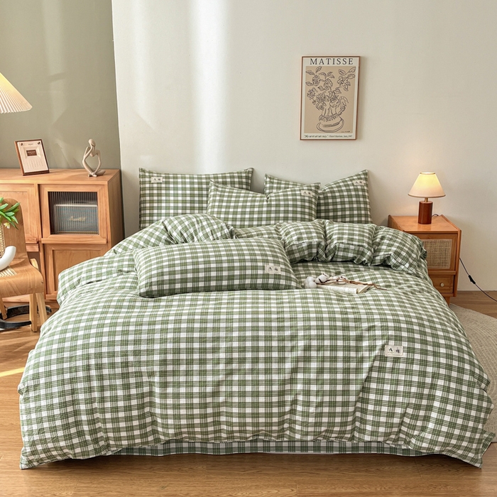 91家纺网 家纺一手货源 找家纺 21度C 2025新款A类全棉母婴级四件套单品系列-单被套 澳白绿