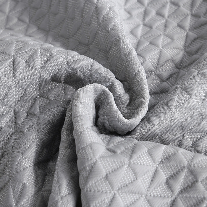 91家纺网 家纺一手货源 找家纺 小猫派 2025夏季冰丝枕头套A类豆豆凉感常规枕套 凉感不绣花-灰