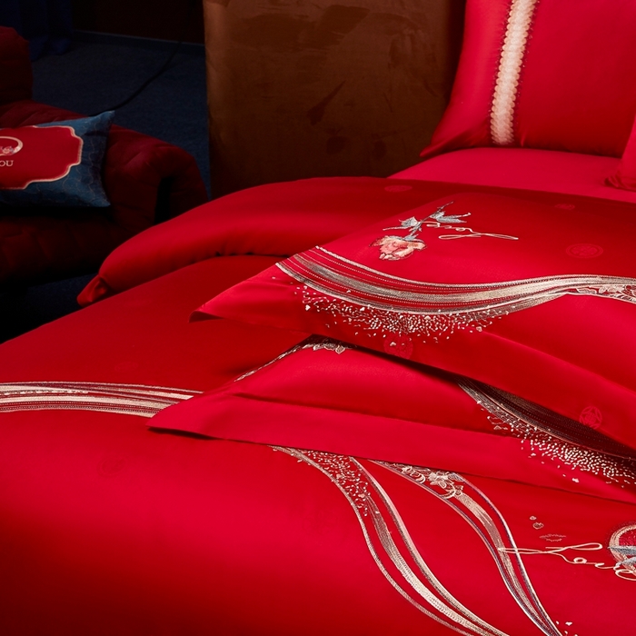 91家纺网 家纺一手货源 找家纺 爱情故事2025新款婚庆新品 知心爱人