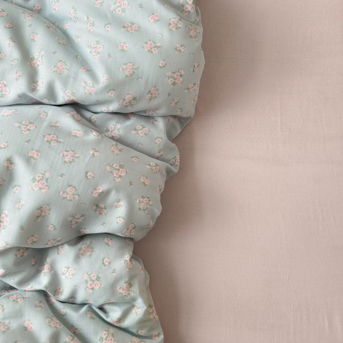 91家纺网 家纺一手货源 找家纺 典曼家纺 2025新款双层纱小清新印花四件套-床拍 初夏