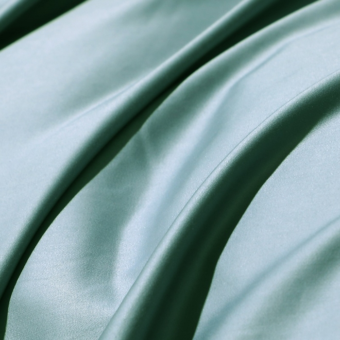 91家纺网 家纺一手货源 找家纺 晶缦家纺 2025新款全棉纯棉50支双股贡缎长绒棉纯色单品被套 绮芸-橄榄绿 