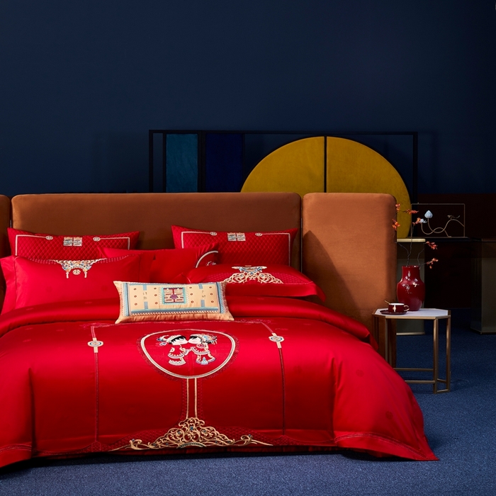 91家纺网 家纺一手货源 找家纺 爱情故事2025新款婚庆新品 门当户对