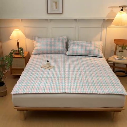 91家纺网 家纺一手货源 找家纺 （总）恋绒家纺 2025新款无印风床褥床护垫宿舍床垫亲肤水洗棉软床垫