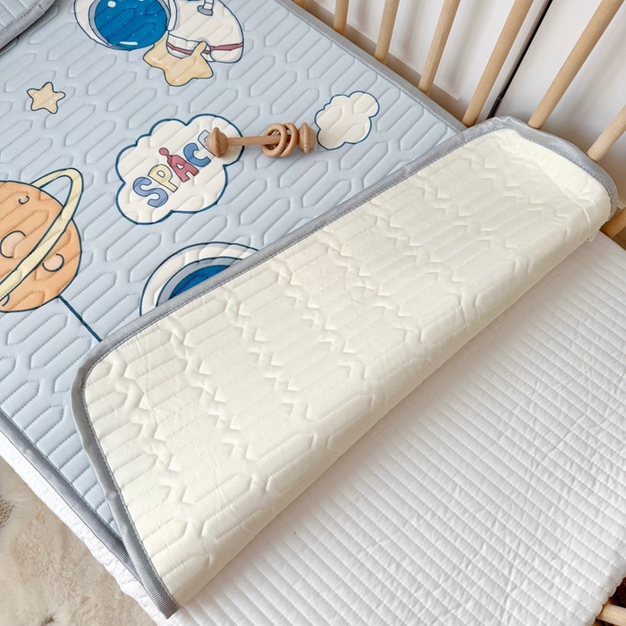 91家纺网 家纺一手货源 找家纺 美乐迪家纺 2025新款儿童乳胶凉席 宇航员