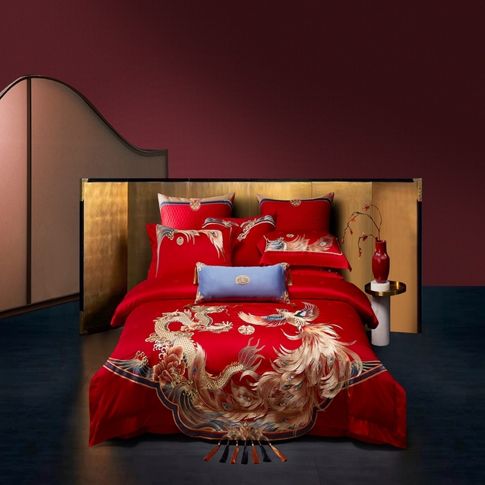 91家纺网 家纺一手货源 找家纺 爱情故事2025新款婚庆新品 天长地久