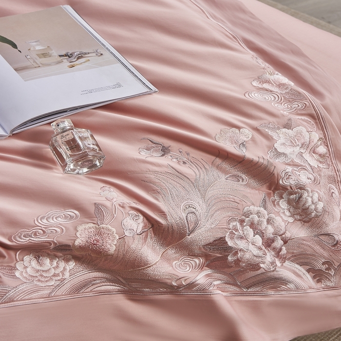 91家纺网 家纺一手货源 找家纺 爱情故事2025春夏居家新品四件套 幸福花语