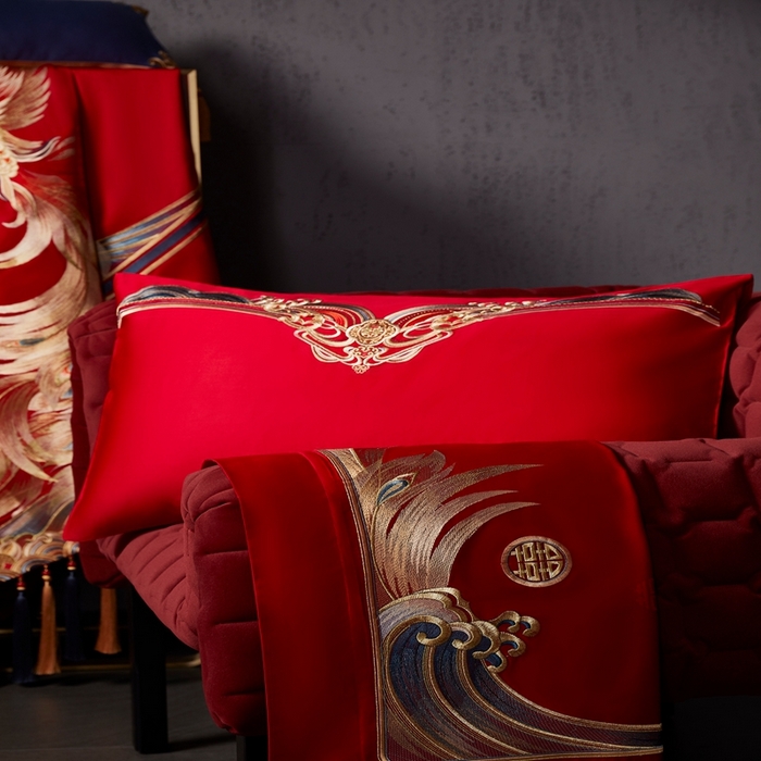 91家纺网 家纺一手货源 找家纺 爱情故事2025新款婚庆新品 天长地久