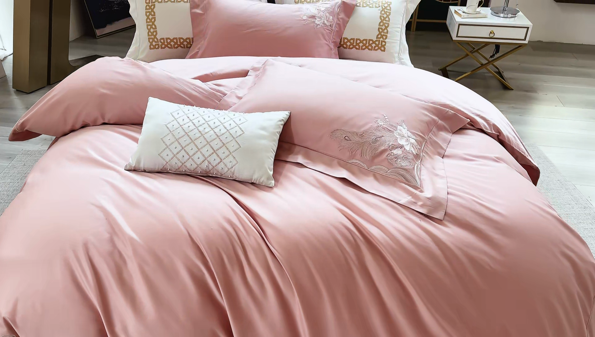 91家纺网 家纺一手货源 找家纺 （总）爱情故事2025春夏居家新品四件套