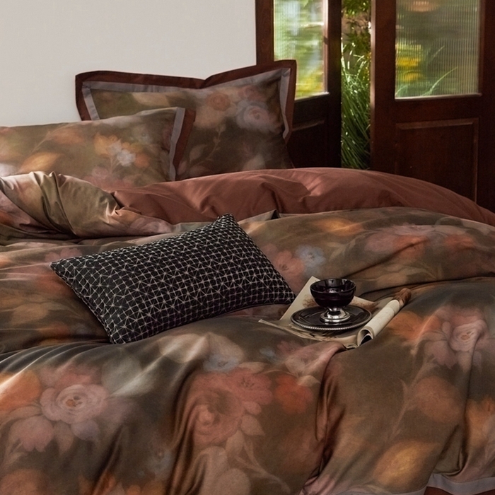 91家纺网 家纺一手货源 找家纺 由丽家纺 2025新款数码印花四件套 花黛玫