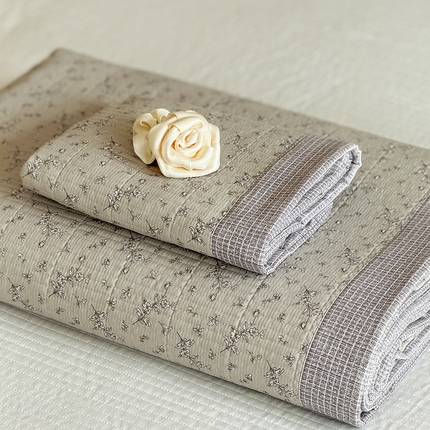 91家纺网 家纺一手货源 找家纺 （总）富瑞阁 2025新款ins风韩版AB全棉纯棉多功能床盖夏被盖毯单品件套三件套