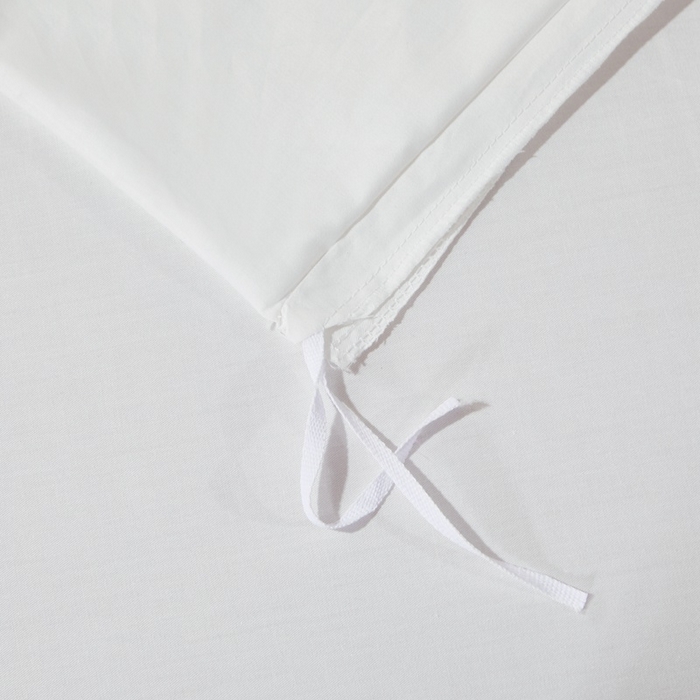 91家纺网 家纺一手货源 找家纺 晶缦家纺 2025新款喷气全棉13376纯棉斜纹纯色被套-沐兰 沐兰-本白