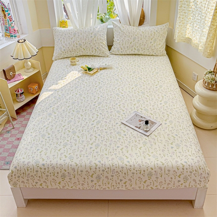 91家纺网 家纺一手货源 找家纺 （总）名兮家居 2025新款全棉双层纱床笠