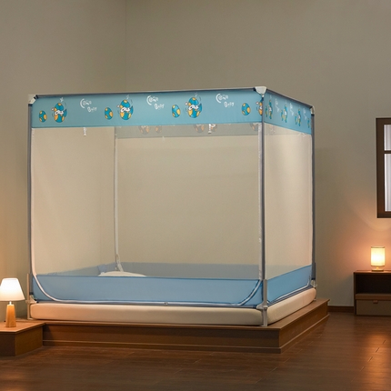 2025新款坐床式全包蚊帐 恐龙蛋