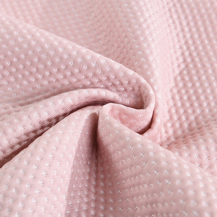 91家纺网 家纺一手货源 找家纺 小猫派 2025夏季冰丝枕头套A类豆豆凉感常规枕套 凉感绣花-粉色花束