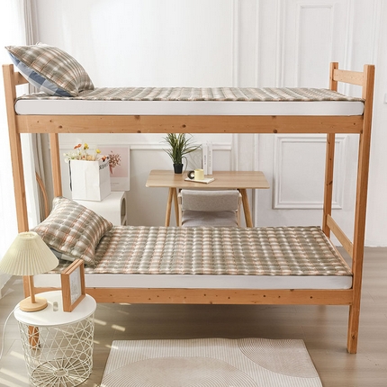 91家纺网 家纺一手货源 找家纺 （总）恋绒家纺 无印风高低床学生床褥水洗棉宿舍上下铺软床垫