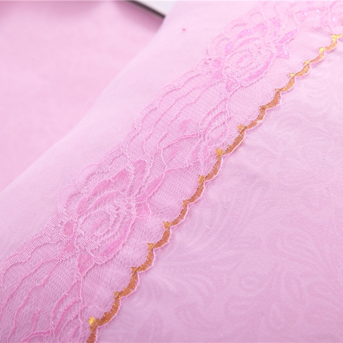 91家纺网 家纺一手货源 找家纺 （总）情恒家纺 2025新款蕾丝床裙三件套系列-春暖花开