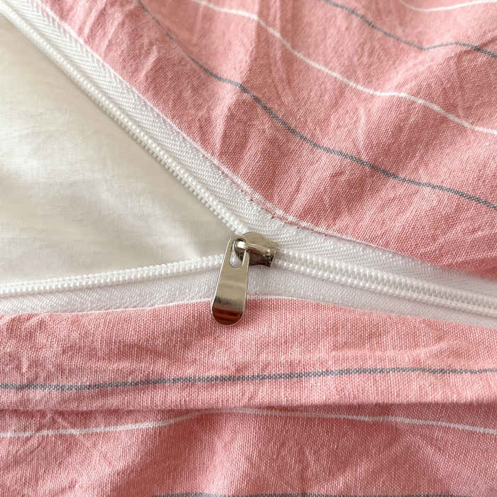 91家纺网 家纺一手货源 找家纺 21度C 2025新款A类全棉母婴级四件套单品系列-单被套 豆蔻粉