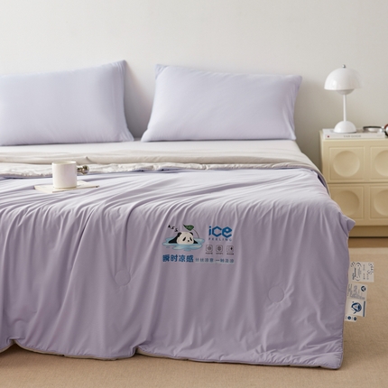 91家纺网 家纺一手货源 找家纺 （总）大彩家居 2025新款锦氨冰激凌雪糕被子凉感丝夏凉被被芯夏被空调被