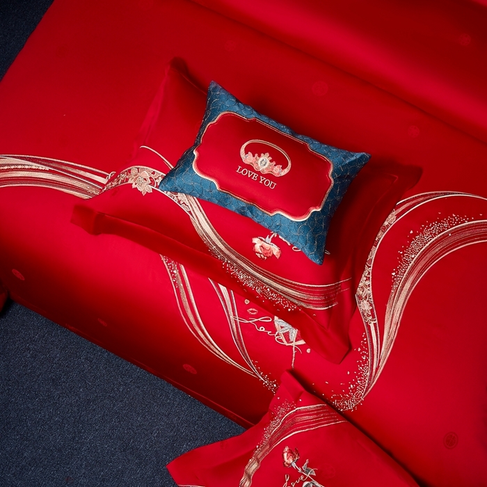 91家纺网 家纺一手货源 找家纺 爱情故事2025新款婚庆新品 知心爱人