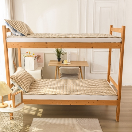 91家纺网 家纺一手货源 找家纺 （总）恋绒家纺 无印风高低床学生床褥水洗棉宿舍上下铺软床垫