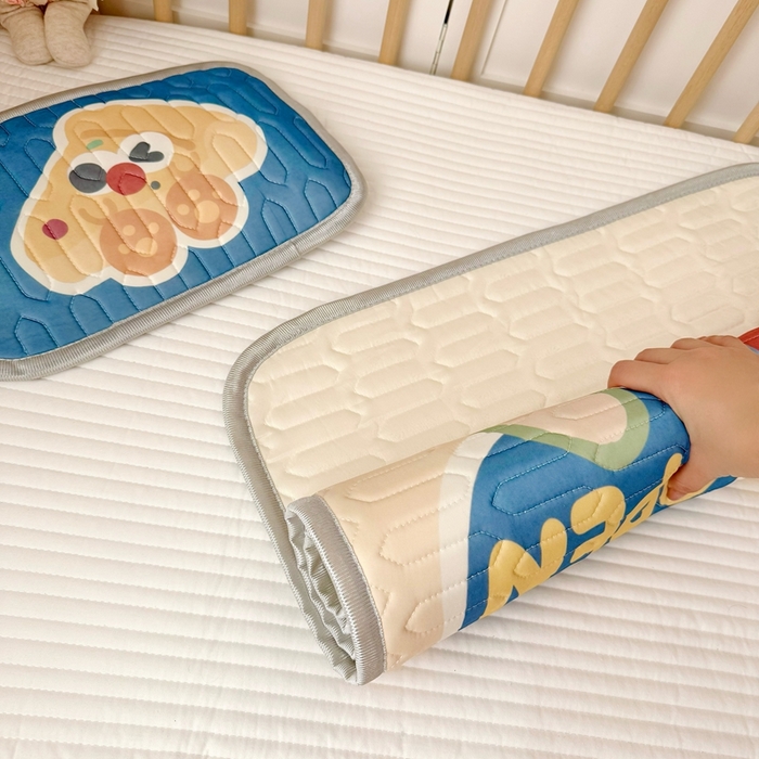 91家纺网 家纺一手货源 找家纺 美乐迪家纺 2025新款儿童乳胶凉席 汉堡