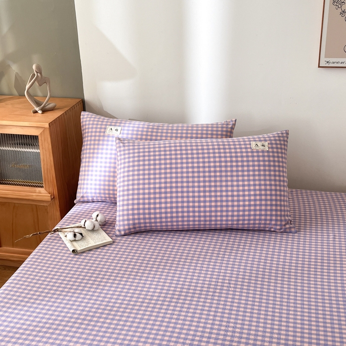 91家纺网 家纺一手货源 找家纺 21度C 2025新款A类全棉母婴级四件套单品系列-单被套 梦幻紫