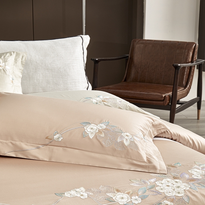 91家纺网 家纺一手货源 找家纺 爱情故事2025春夏居家新品四件套 似锦-玉