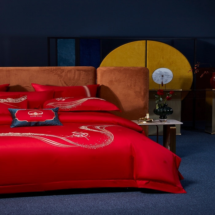 91家纺网 家纺一手货源 找家纺 爱情故事2025新款婚庆新品 知心爱人