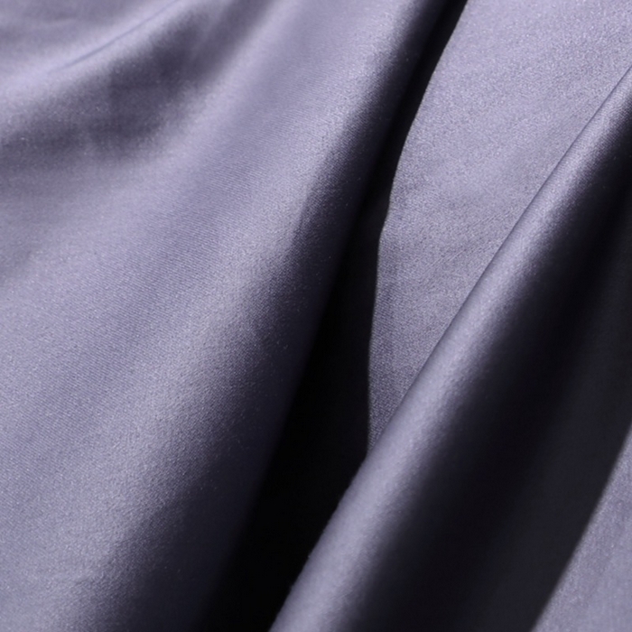 91家纺网 家纺一手货源 找家纺 晶缦家纺 2025新款全棉纯棉50支双股贡缎长绒棉纯色单品被套 绮芸-深度灰