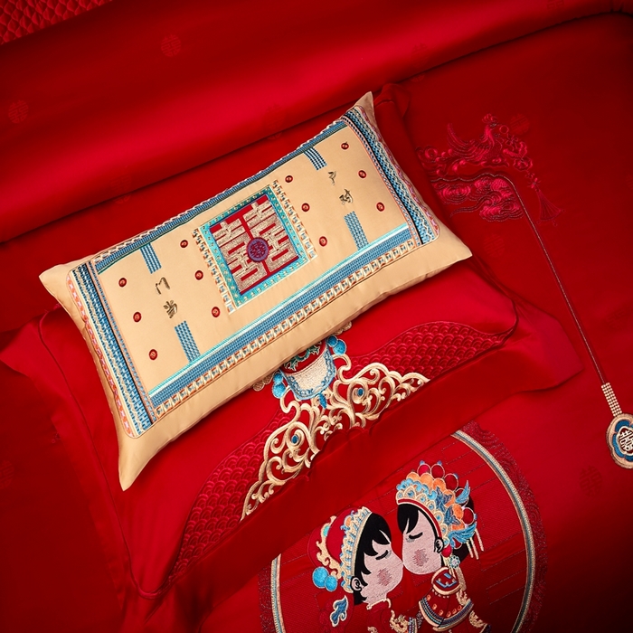 91家纺网 家纺一手货源 找家纺 爱情故事2025新款婚庆新品 门当户对