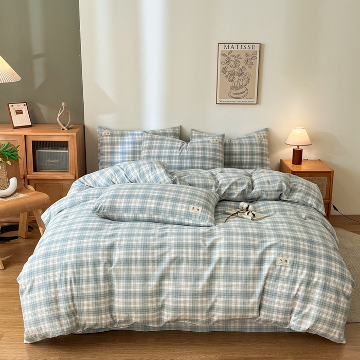 91家纺网 家纺一手货源 找家纺 21度C 2025新款A类全棉母婴级四件套单品系列-四件套 可可兰