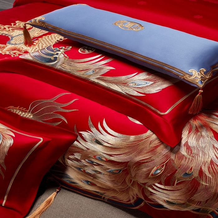 91家纺网 家纺一手货源 找家纺 爱情故事2025新款婚庆新品 天长地久