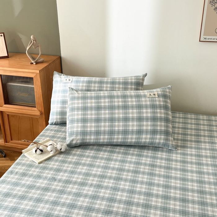 91家纺网 家纺一手货源 找家纺 21度C 2025新款A类全棉母婴级四件套单品系列-单枕套 可可兰